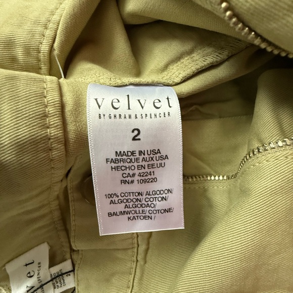 Brylie Sanded Twill Utility Pant Khaki/Beige Women's Size 2 - Picture 10 of 11